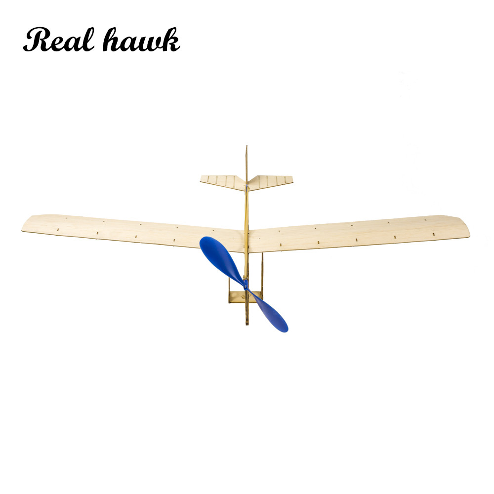 Model Kit Simulator - ชุดเครื่องบินยางรัด STEM, ของเล่นเครื่องร่อนไม้ DIY สำหรับเด็กเรียนรู้วิทยาศาสตร์, โครงการสร้างแบบจำลองวินเทจยุค