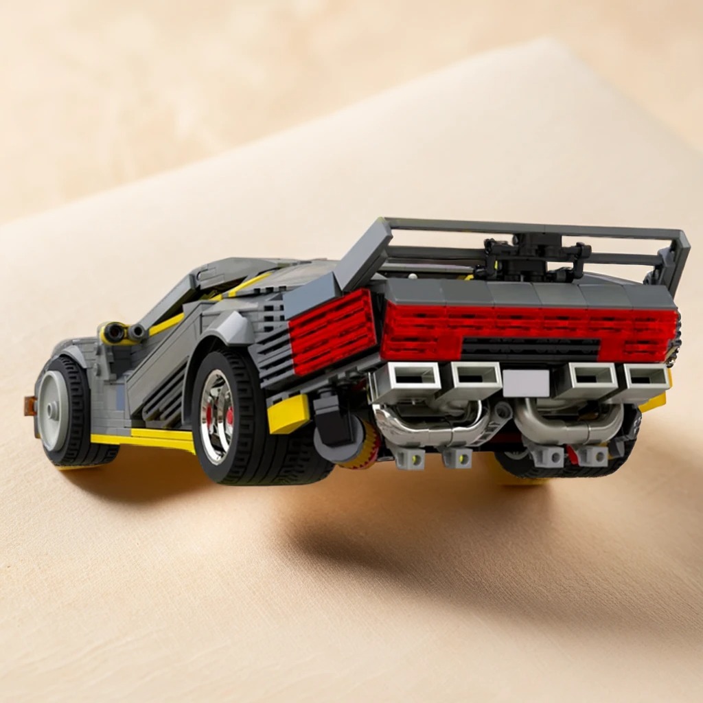 Model Kit Jurassic Park - ชุดตัวต่อ MOC Cyberpunk Quadra TECH Turbo