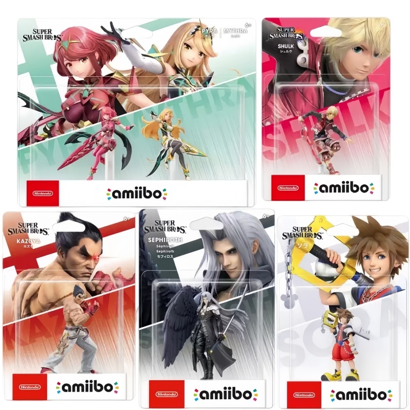 Model Kit Xenoblade - ของแท้ในสต็อก Nintendo Amiib Sephiroth Pyra Mythra