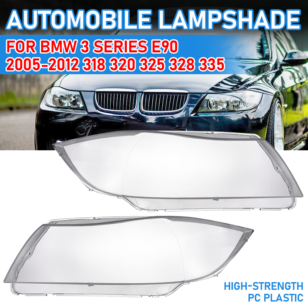 Model Kit Bmw - ฝาครอบไฟหน้ารถยนต์ด้านหน้าสำหรับ BMW ซีรีส์ 3 E90 ฝาครอบไฟหน้า