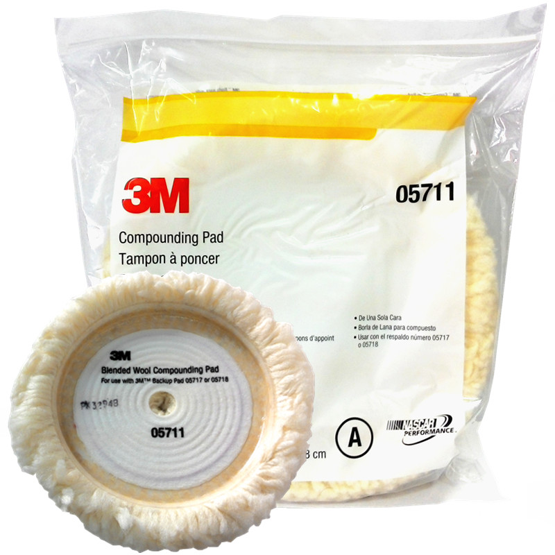 Wash Effect Set - ของแท้ 3M 05711 22.8 ซม.ขนสัตว์รถชุดขัด Auto