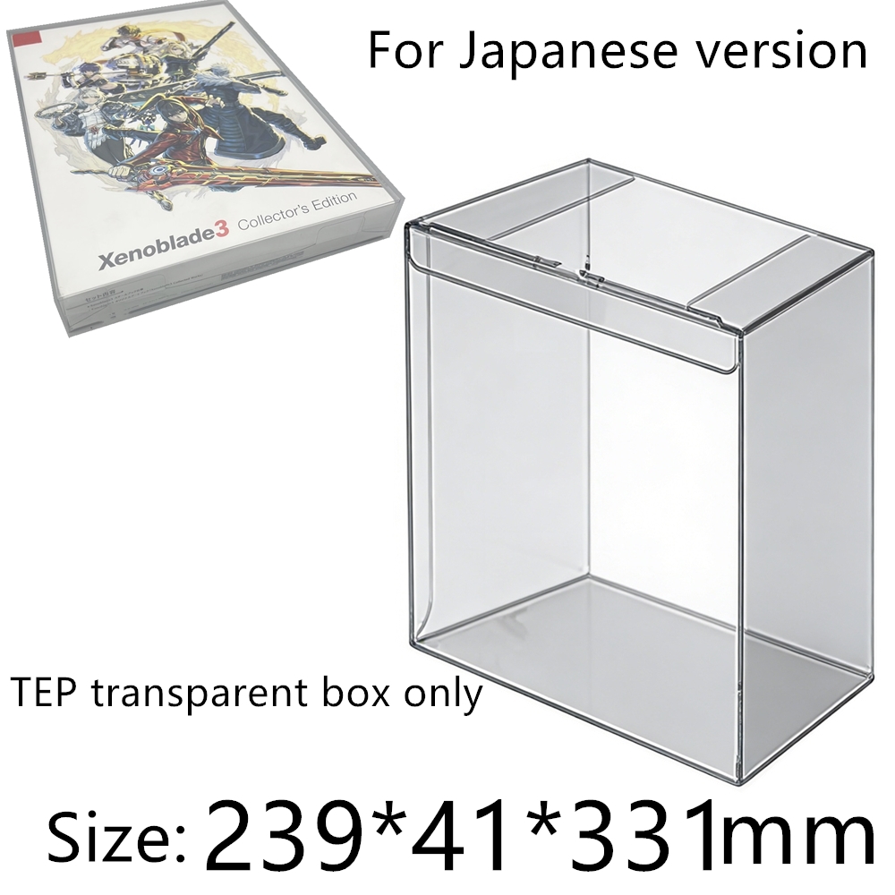 Model Kit Xenoblade - กล่องใสสำหรับ Xenoblade Chronicles 3/NS กล่องเก็บ TEP