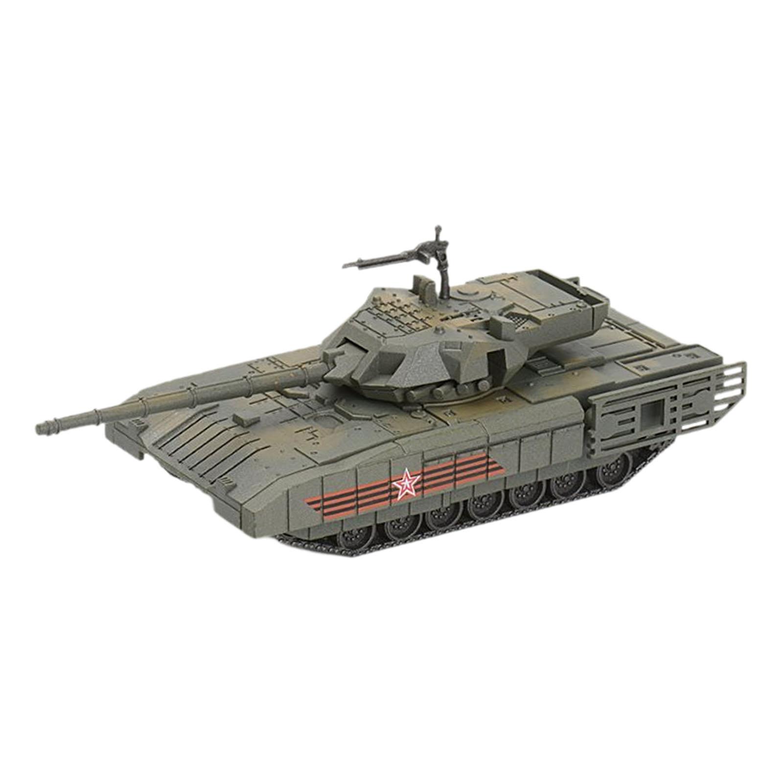 Model Kit Simulator - จำลองรถถัง 1/72 ชุดประกอบพลาสติกแบบประกอบเร็ว ของเล่นรถถังสำหรับเด็ก ของสะสมเพื่อการศึกษา ของตกแต่ง