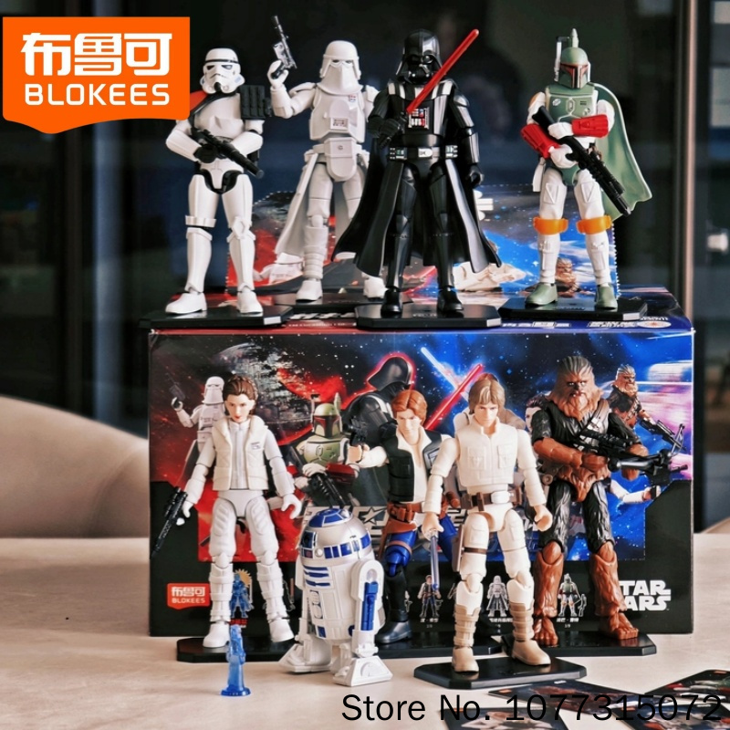 Model Kit Star Wars - บล็อกกี้ส์ สตาร์ วอร์ส กาแล็กซี่ V2 บลายด์บ็อกซ์