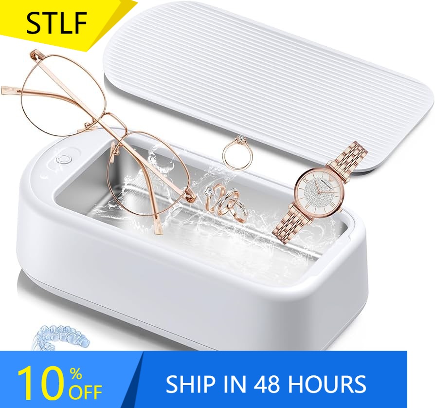 Wash Effect Set - เครื่องทำความสะอาดอัลตราโซนิกไฟฟ้า STLF ประสิทธิภาพการทำความสะอาดยอดเยี่ยม ความจุขนาดใหญ่ สำหรับทำความสะอาดแว่นตา ชุดนาฬิกา