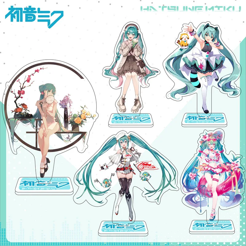 Model Kit Hatsune Miku - 15 ซม.Hatsune Miku อะคริลิครูปสําหรับนักสะสมและแฟนๆอะนิเมะอุปกรณ์ต่อพ่วงสําหรับตกแต่งบ้านและของขวัญ