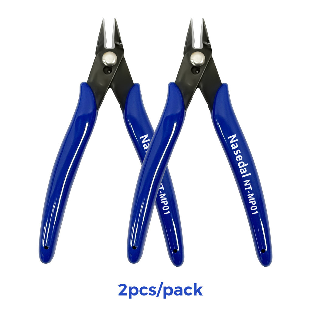 Model Kit Nippers - Nasedal Universal เหล็กแมงกานีสสูงเส้นทแยงมุมคีมสายไฟเครื่องตัด Flush Nipper ด้านข้าง
