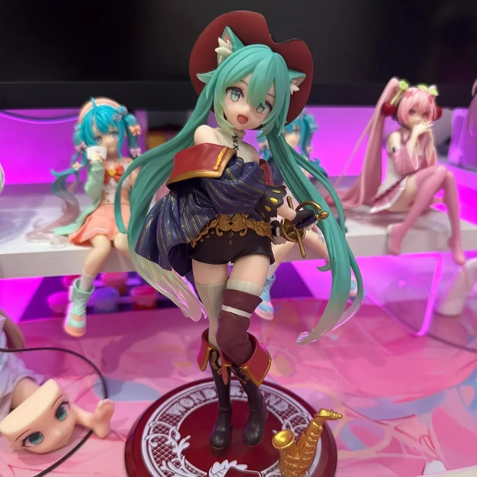 Model Kit Hatsune Miku - ฟิกเกอร์ตั้งโต๊ะ ฮัตสึเนะ มิคุ น่ารัก สไตล์อนิเมะ ตัวละครจากเรื่อง