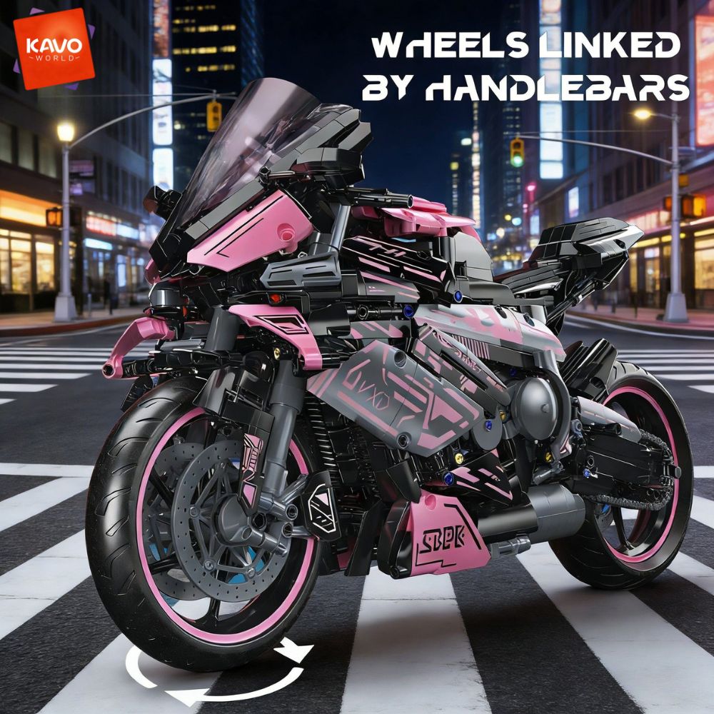 KAVOWORLD ชุดตัวต่อรถมอเตอร์ไซ - Model Kit In Era บทวิจารณ์และราคา