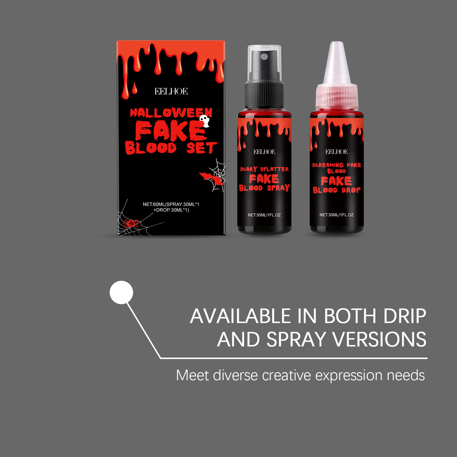 ชุดเลือดปลอมฮาโลวีน 3 ชิ้นพร้อ - Wash Effect Set บทวิจารณ์และราคา