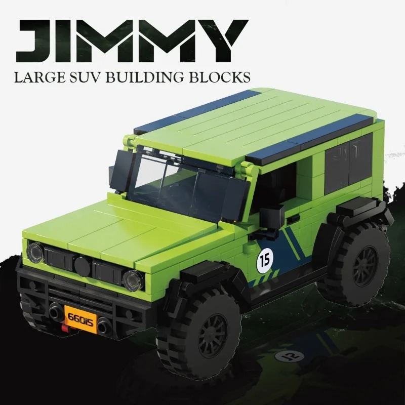 เมืองรถบล็อกอาคารชุด Off-Road  - Model Kit Jurassic Park บทวิจารณ์และราคา