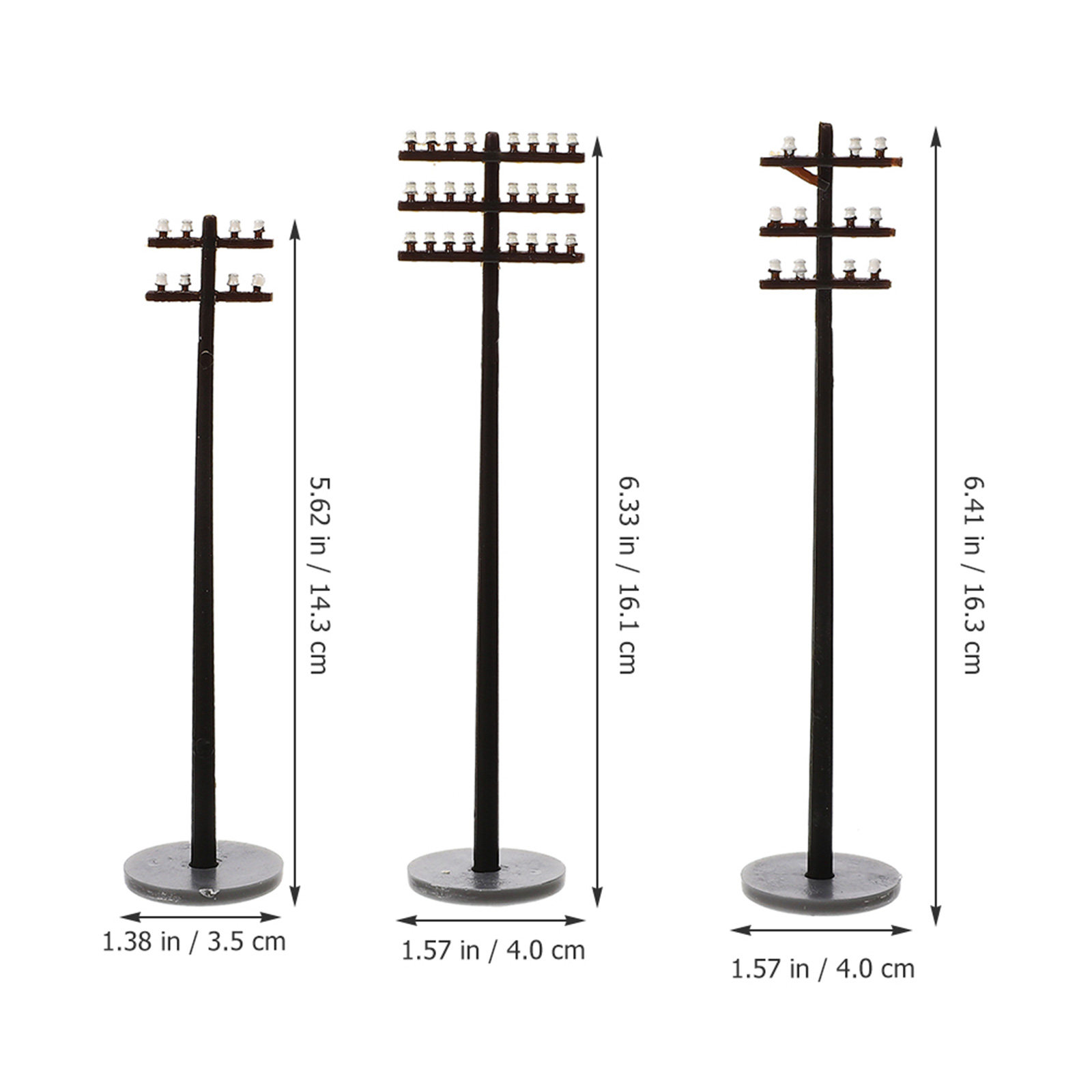 เสาโทรเลขขนาดเล็ก 6 ชิ้น ทำจาก - Model Kit Box บทวิจารณ์และราคา