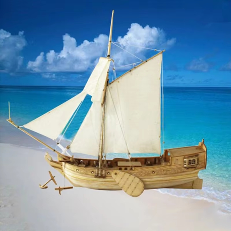 ไม้ประกอบชุดคลาสสิกเรือใบ Dutc - Model Kit Yacht บทวิจารณ์และราคา