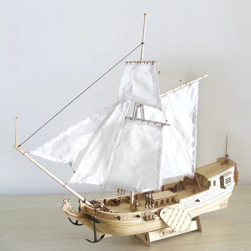 ไม้ประกอบชุดคลาสสิกเรือใบ Dutc - Model Kit Yacht บทวิจารณ์และราคา