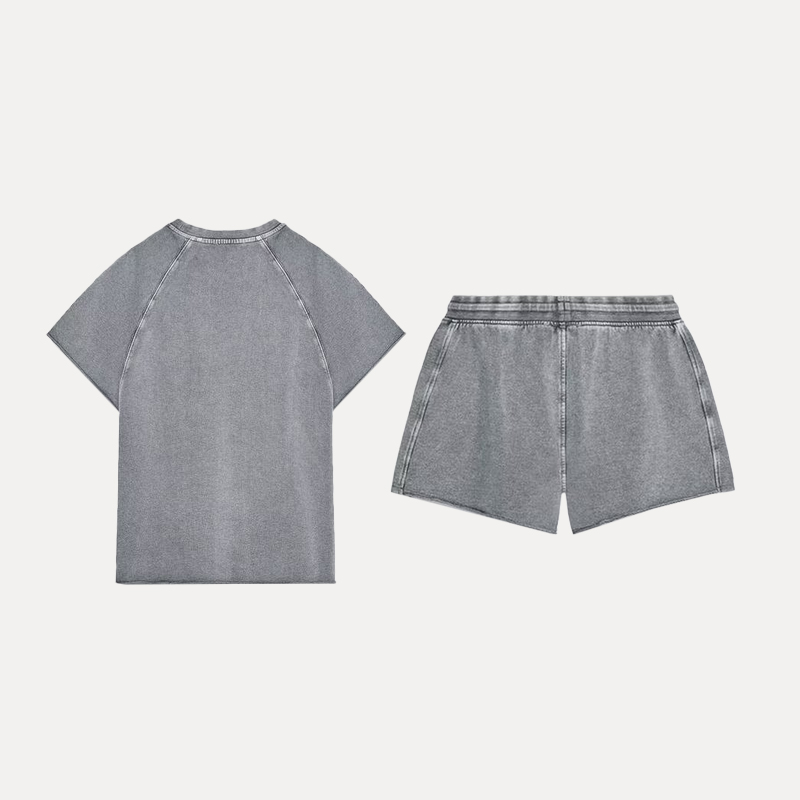 ชุดเซ็ตเสื้อสเวตเชิ้ตผ้าฟลีซพิ - Wash Effect Set บทวิจารณ์และราคา
