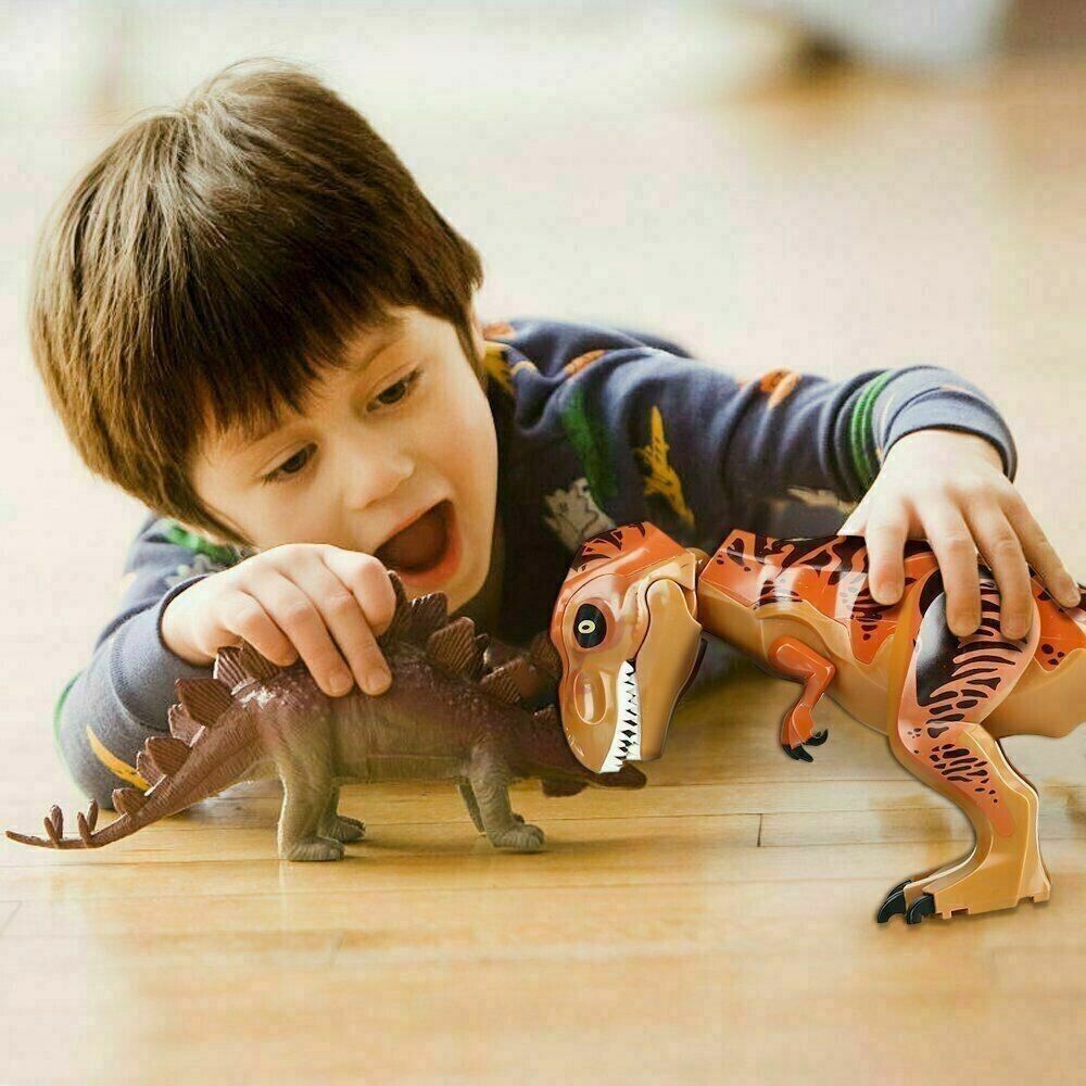 บล็อกตัวต่อไดโนเสาร์พลาสติกใหม - Model Kit Jurassic Park บทวิจารณ์และราคา