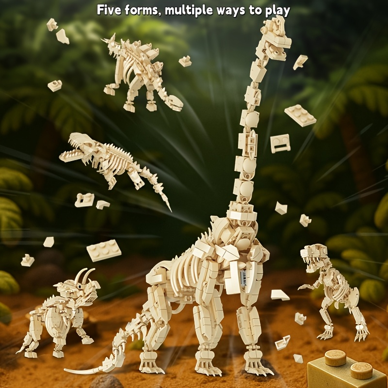 ตัวต่อไดโนเสาร์จูรา紀 4in1 จำนว - Model Kit Jurassic Park บทวิจารณ์และราคา