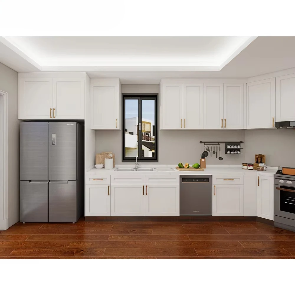 ชุดตู้ครัวสีขาวครบชุด รุ่นเฟอร - Model Kitchen Set Aluminium บทวิจารณ์และราคา