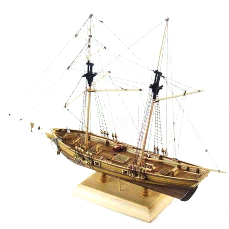 1:70ใหม่โมเดลเรือใบไม้ท่าเรือข - Model Kit Yacht บทวิจารณ์และราคา