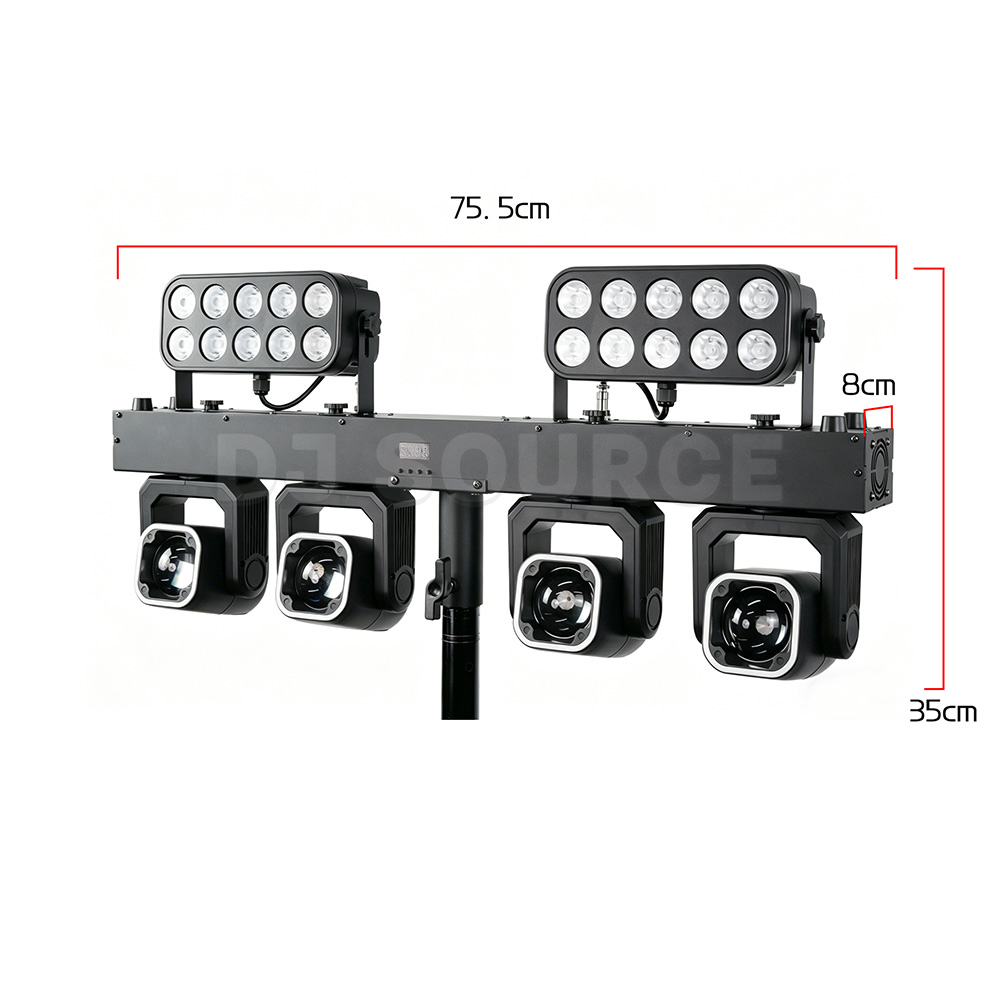 ชุดไฟ LED RGBW 4in1 4x40W Beam - Wash Effect Set บทวิจารณ์และราคา