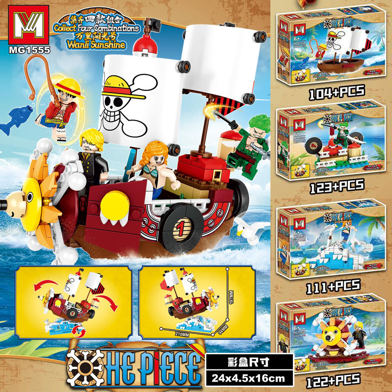 ตัวต่อไมโครบล็อก 4in1 วันพีซ เ - Model Kit Japan บทวิจารณ์และราคา