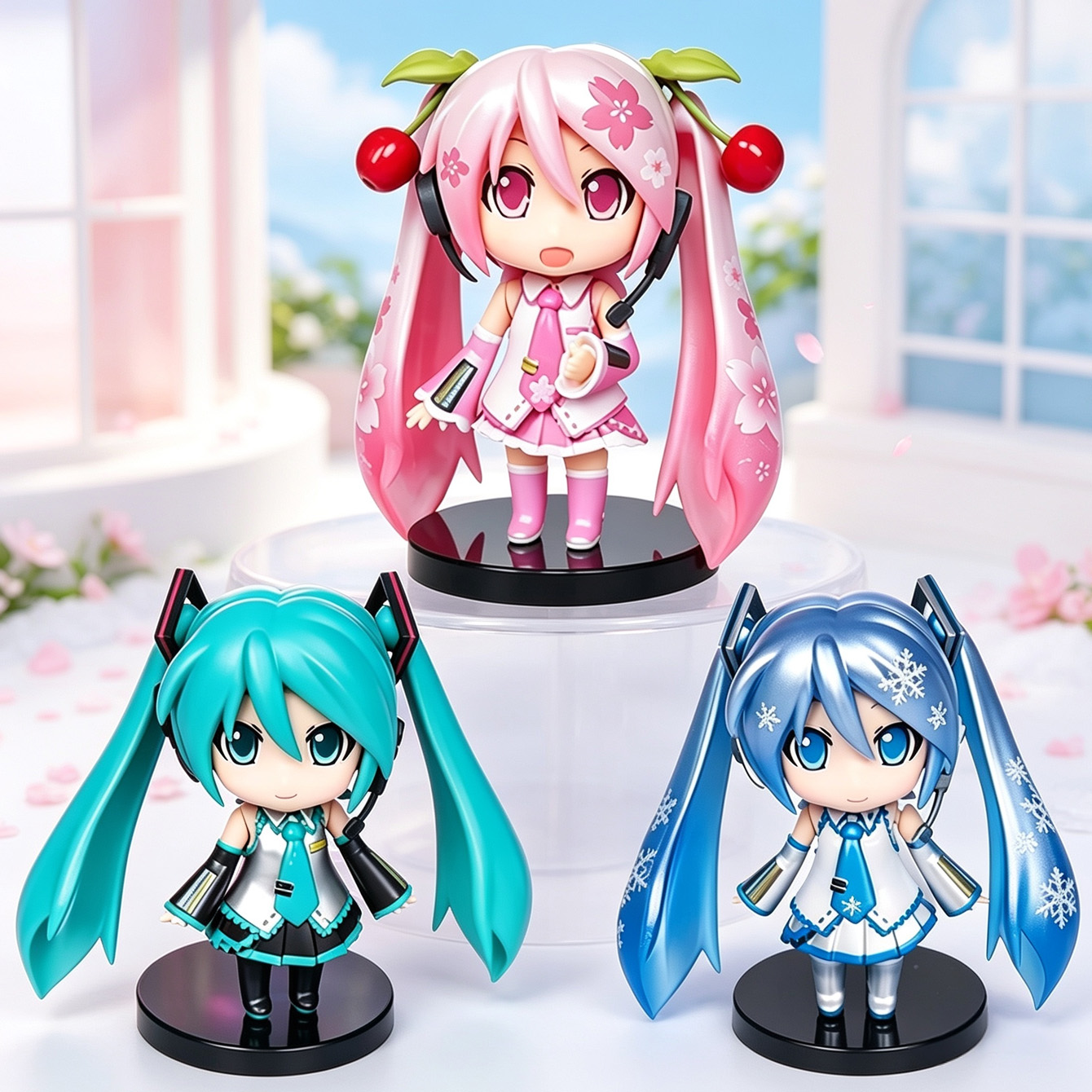 ชุดฟิกเกอร์นенดороอยด์ 3 ตัวแบ - Model Kit Hatsune Miku บทวิจารณ์และราคา