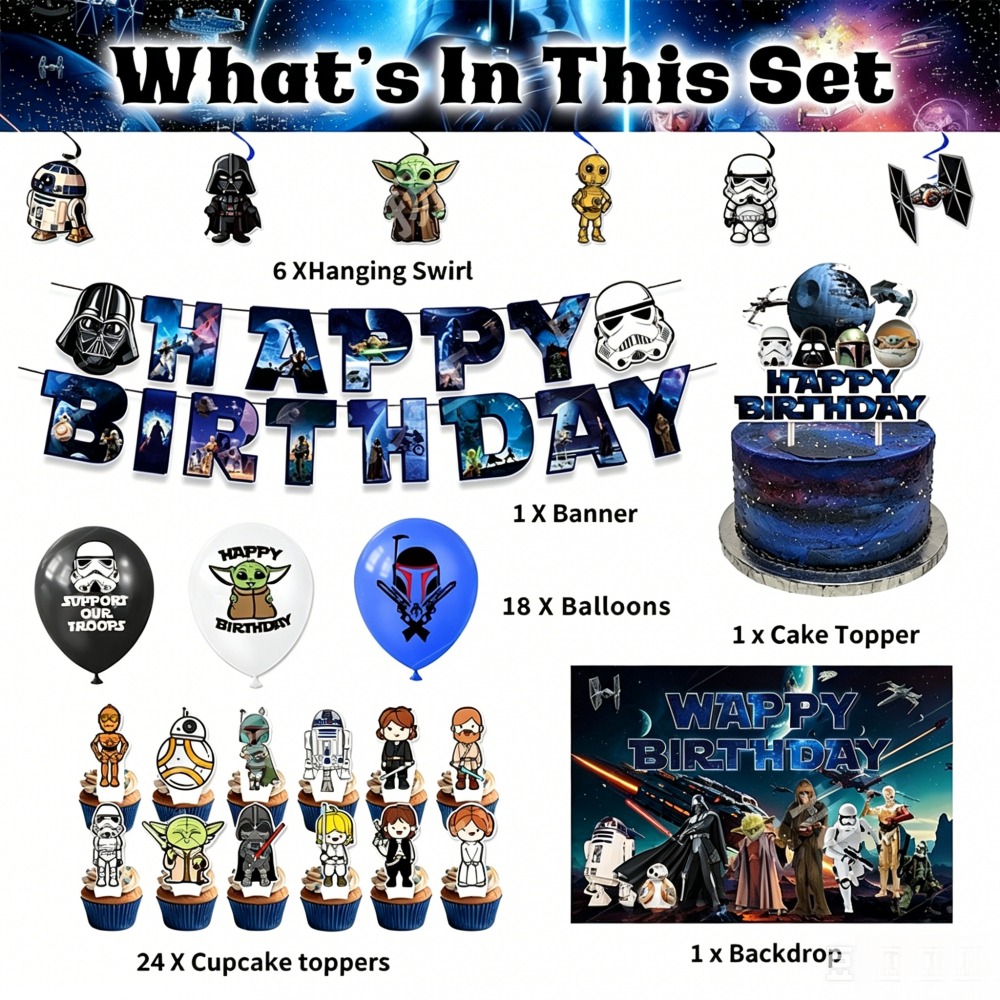 ชุดตกแต่งงานวันเกิดธีมสตาร์วอร - Model Kit Star Wars บทวิจารณ์และราคา