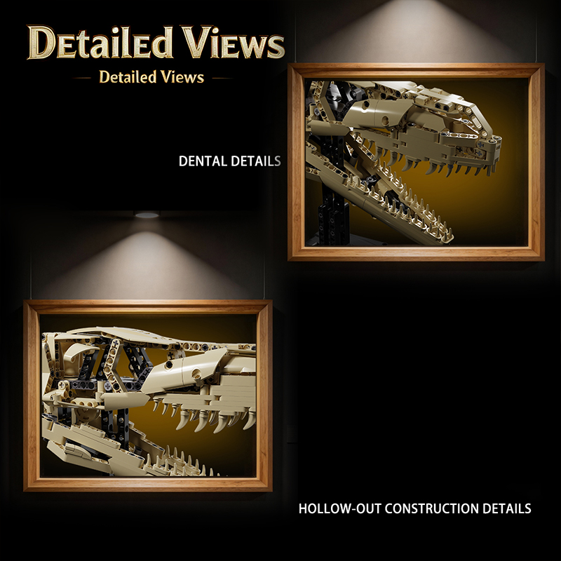 ชุดตัวต่อโครงกระดูกไดโนเสาร์ 7 - Model Kit Jurassic Park บทวิจารณ์และราคา
