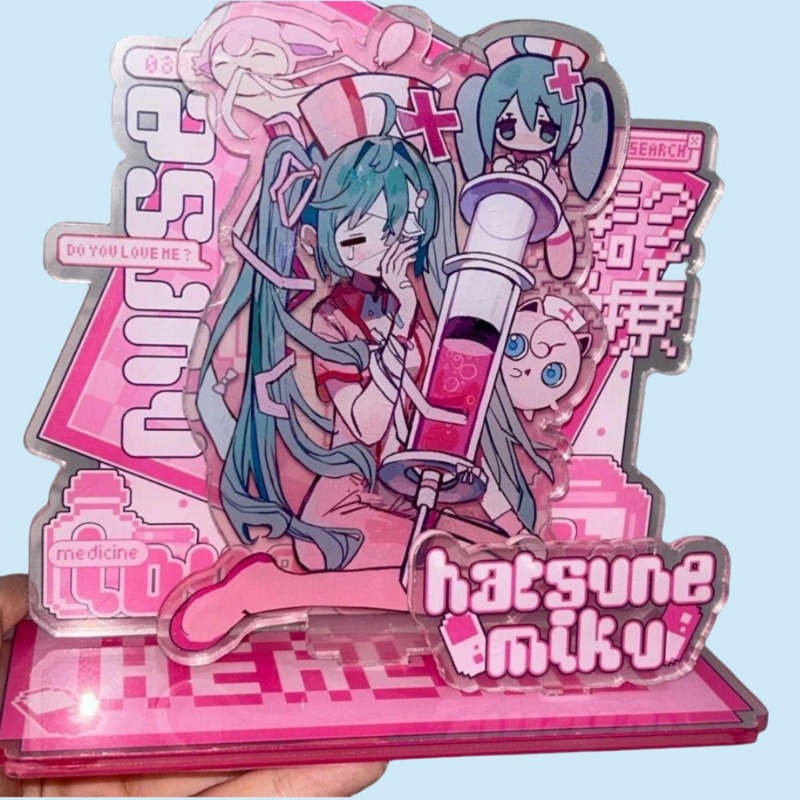 H atsune Mikuอะนิเมะรูปอะคริลิ - Model Kit Hatsune Miku บทวิจารณ์และราคา