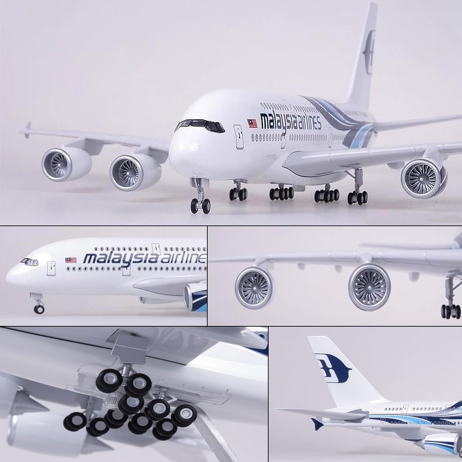 1:160 สเกลมอลเซียแอร์ไลน์ A380 - Model Kit Simulator บทวิจารณ์และราคา